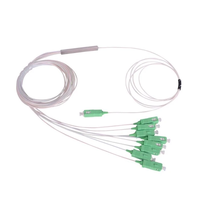 Llorweddol 1x8 Fiber Optic PLC