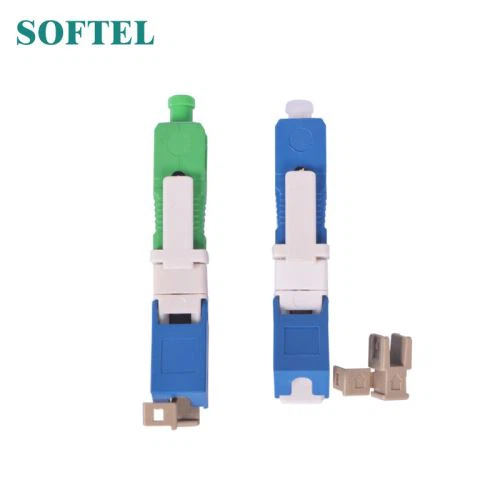 Cysylltydd Cyflym Ffibr Optig SC APC