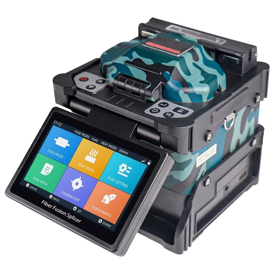 Cyflenwr splicer ffibr