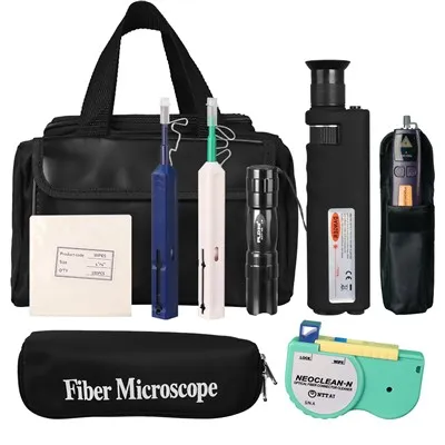 Pecyn Offer Arolygu a Glanhau Ffibr Optig